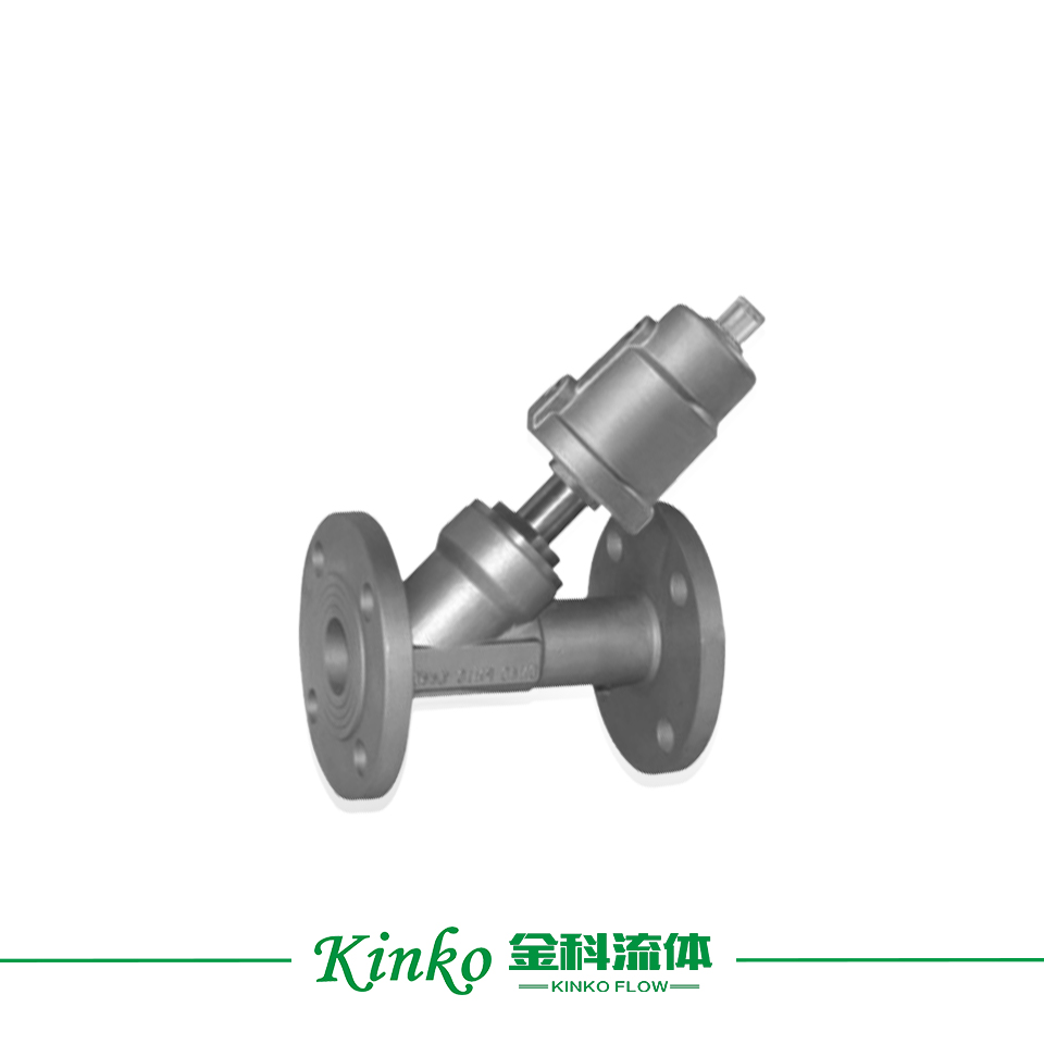 Stainless Steel Flanged  Angle Seat Valve
